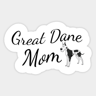 Great Dane Mom Sticker